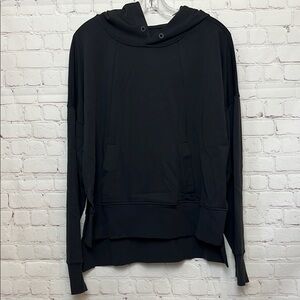 Athleta Black Hoodie Sweatshirt